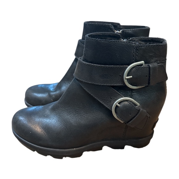 SOREL Joan of Arctic Wedge II Buckle Bootie Size 7.5 - Picture 7 of 10
